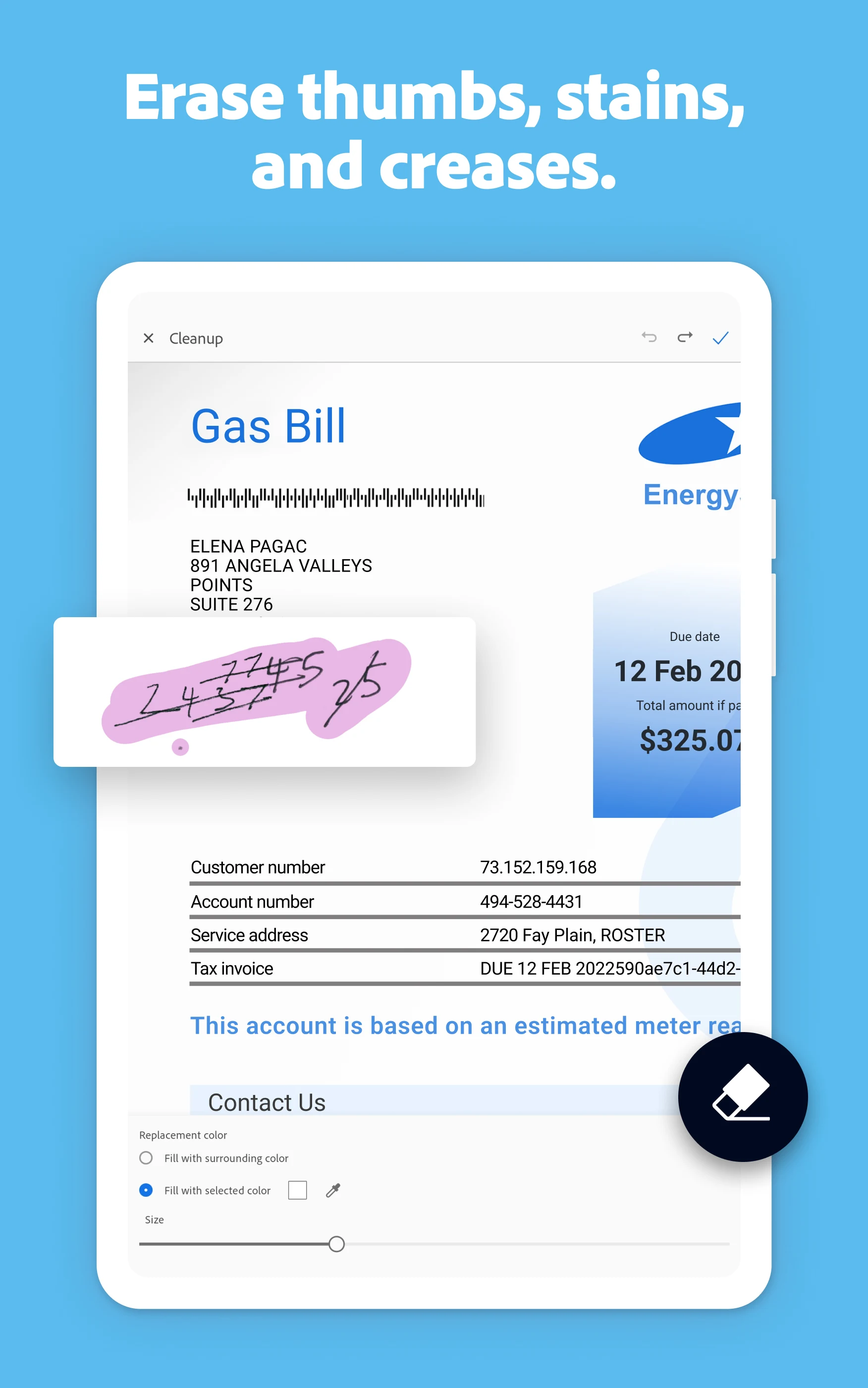 Adobe Scan AI PDF Scanner, OCR screenshot