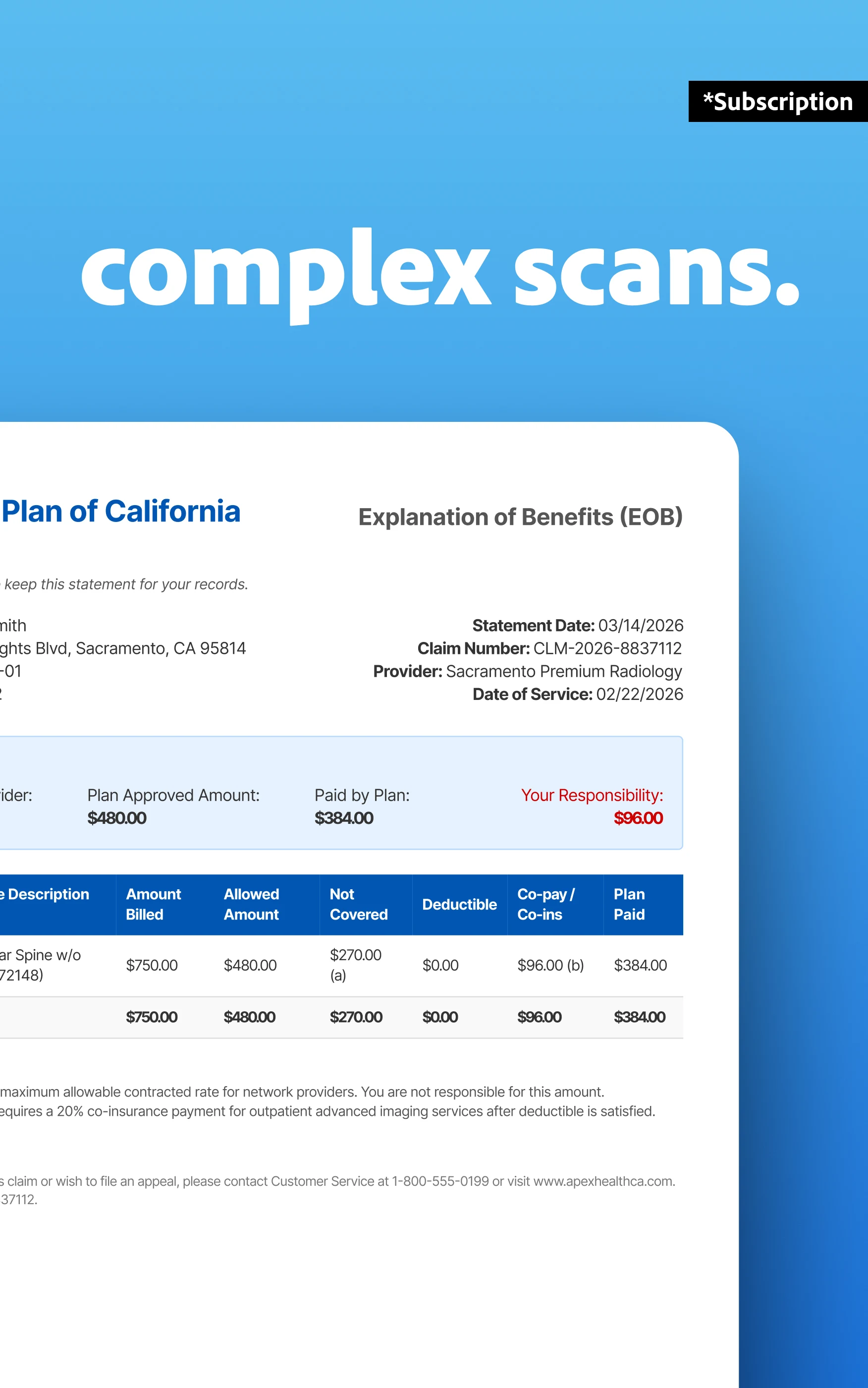 Adobe Scan AI PDF Scanner, OCR screenshot